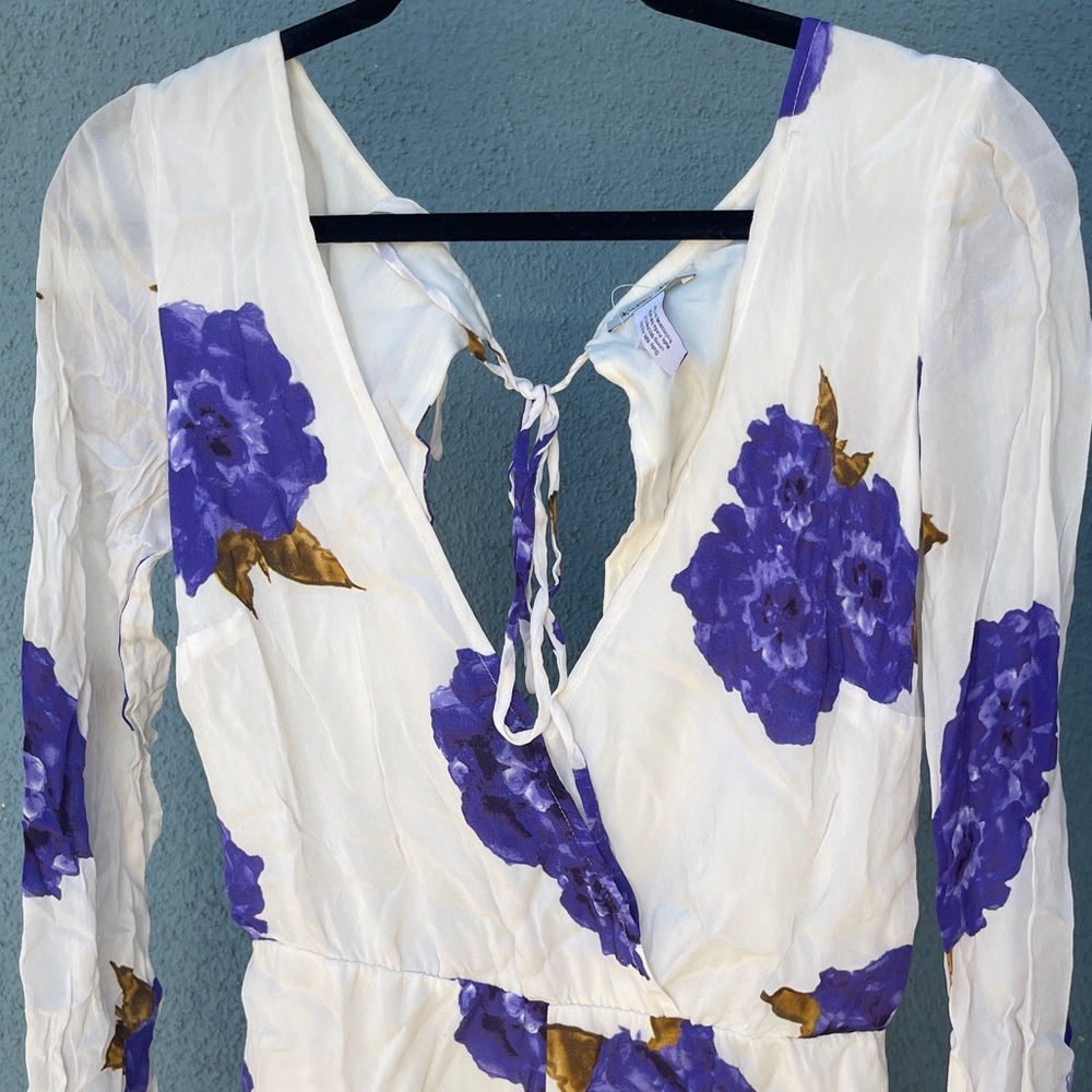 Winston White Floral Silk Romper - Picture 8 of 8